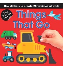 Sourcebooks Wonderland First Sticker Art: Things That Go