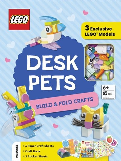 Sourcebooks Wonderland LEGO® Desk Pets: Build & Fold Crafts