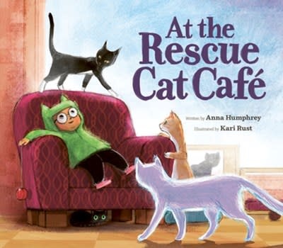 Owlkids At the Rescue Cat Cafe