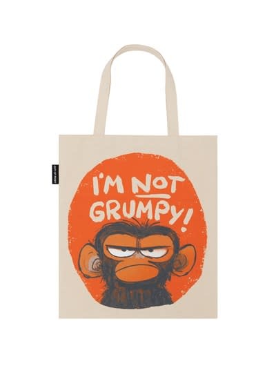 Out of Print Grumpy Monkey Tote Bag
