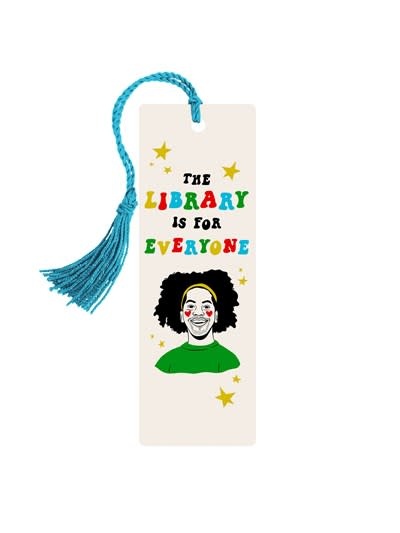 Out of Print Mychal Threets: The Library is for Everyone Bookmark