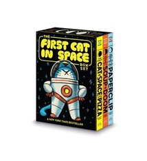 HarperAlley The First Cat in Space 3-Book Box Set: A Graphic Novel Collection: The First Cat in Space Ate Pizza, The First Cat in Space and the Soup of Doom, The First Cat in Space and the Wrath of the Paperclip