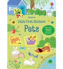 Usborne Little First Stickers Pets