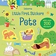 Usborne Little First Stickers Pets