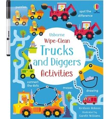Usborne Wipe-Clean Trucks and Diggers Activities
