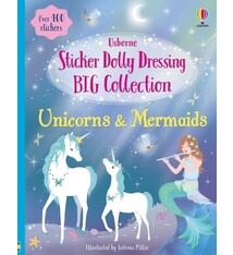 Usborne Sticker Dolly Dressing Big Collection Unicorns & Mermaids