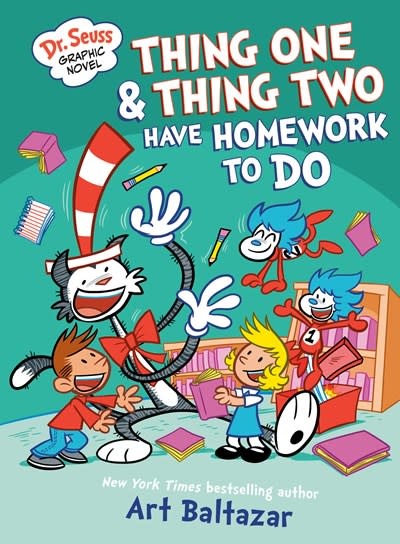 Random House Graphic Dr. Seuss Graphic Novel: Thing One and Thing Two Have Homework to Do: A Cat in the Hat Story