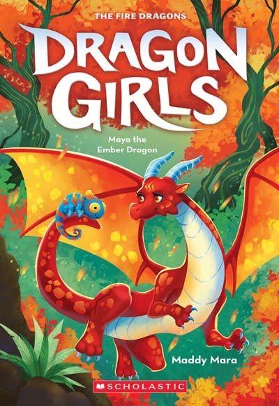 Scholastic Paperbacks Dragon Girls #18 Maya the Ember Dragon