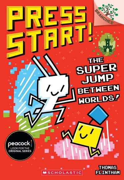 Scholastic Inc. Press Start #17 The Super Jump Between Worlds!