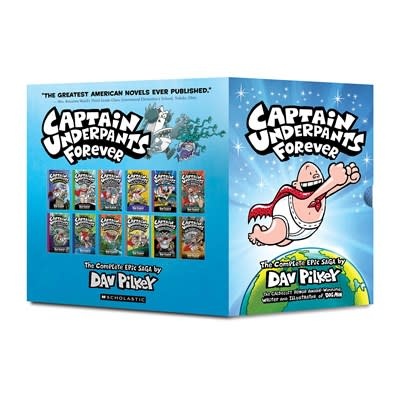 Scholastic Inc. Captain Underpants Forever (Captain Underpants #1-12 Full-Color Boxed Set)