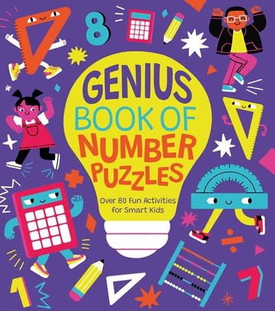 Arcturus Genius Book of Number Puzzles: Over 80 Fun Activities for Smart Kids