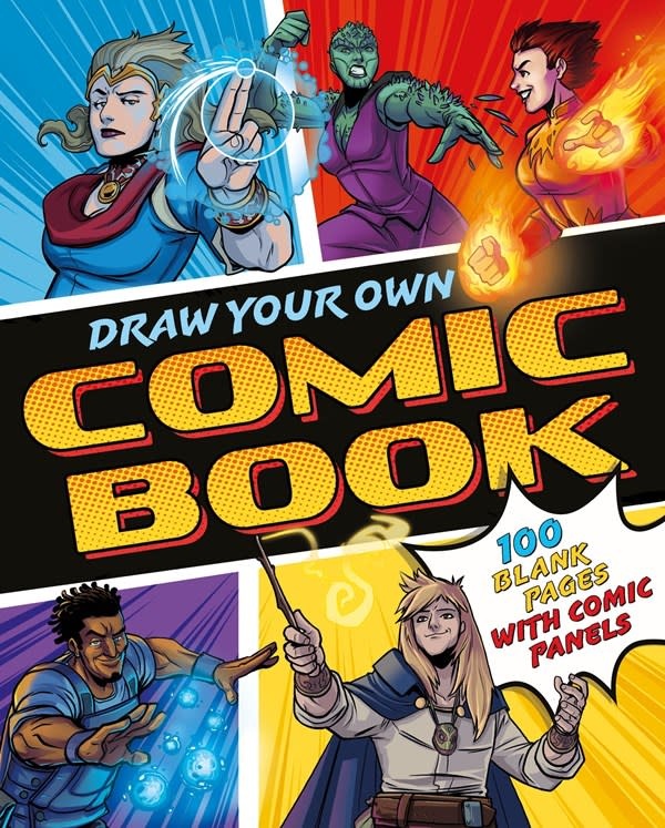 Arcturus Draw Your Own Comic Book: Over 100 Pages of Comic Book Templates