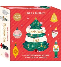Build & Decorate: Christmas Tree: Includes slot together 3d tree & 24 color-in baubles