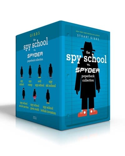 Simon & Schuster Books for Young Readers The Spy School vs. SPYDER Paperback Collection (Boxed Set): Spy School; Spy Camp; Evil Spy School; Spy Ski School; Spy School Secret Service; Spy School Goes South; Spy School British Invasion
