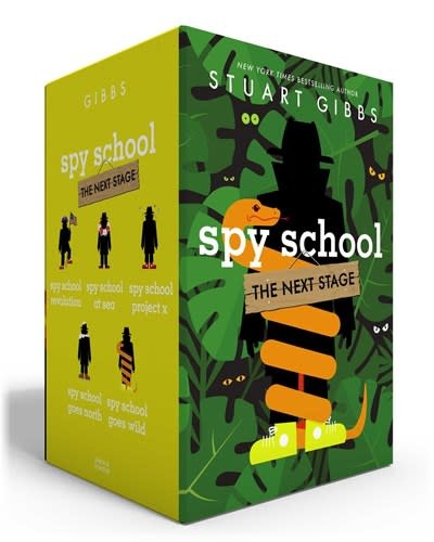 Simon & Schuster Books for Young Readers Spy School the Next Stage (Boxed Set): Spy School Revolution; Spy School at Sea; Spy School Project X; Spy School Goes North; Spy School Goes Wild
