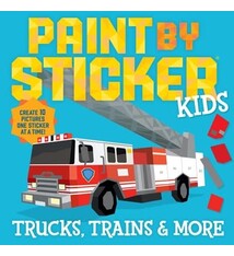 Paint by Sticker Kids: Trucks, Trains & More: Create 10 Pictures One Sticker at a Time!
