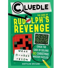 Cluedle: The Case of Rudolph's Revenge (Book 4): Crack the Case by Solving 80 Christmas Mystery Puzzles