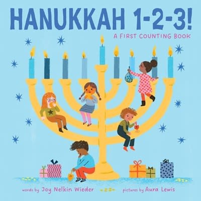Abrams Appleseed Hanukkah 1-2-3!: A First Counting Book (A Jewish Holiday Concept Book): Board Books to Celebrate the Jewish Holidays