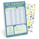 Chore Chart Can-Do Pad