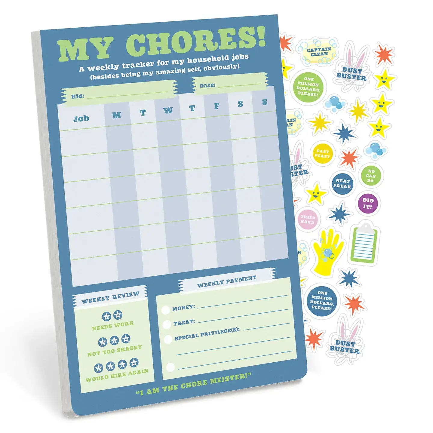 Chore Chart Can-Do Pad