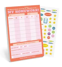 Homework Chart Can-Do Pad