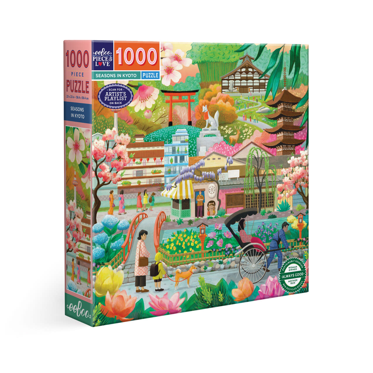 Seasons in Kyoto (1000 Piece Puzzle)