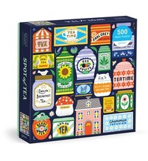 Galison Spot Of Tea 500 Piece Puzzle