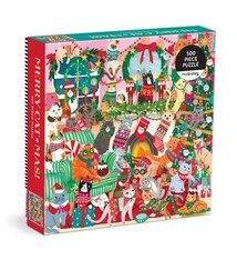 Mudpuppy Merry Catmas 500 Piece Puzzle