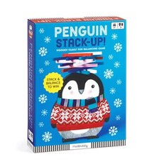 Mudpuppy Penguin Stack-up Wooden Balancing Game