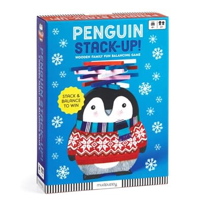 Mudpuppy Penguin Stack-up Wooden Balancing Game