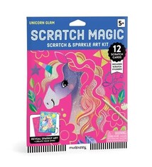 Mudpuppy Unicorn Glam Scratch & Sparkle Art Activity Kit