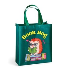 Mudpuppy Book Hog Reusable Shopping Bag