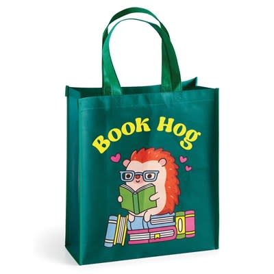 Mudpuppy Book Hog Reusable Shopping Bag