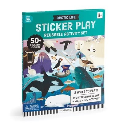 Mudpuppy Arctic Life Sticker Play Reusable Activity Set