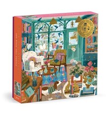 Galison Bookshop Afternoon 500 Piece Foil Puzzle