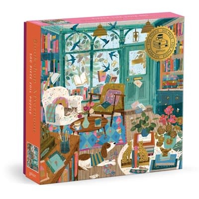 Galison Bookshop Afternoon 500 Piece Foil Puzzle