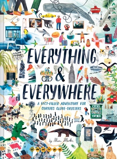Chronicle Books Everything & Everywhere: A Fact-Filled Adventure for Curious Globe-Trotters (Travel Book for Children, Kids Adventure Book, World Fact Book for Kids)