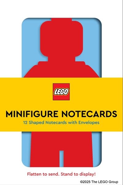 Chronicle Books LEGO Minifigure Notecards: 12 Shaped Notecards with Envelopes