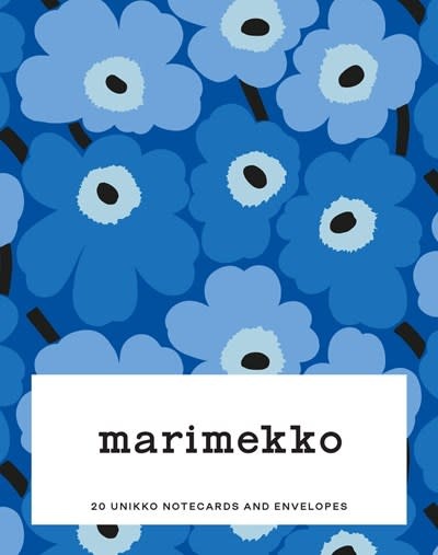 Chronicle Books Marimekko Notes (Blues): 20 Unikko Notecards and Envelopes
