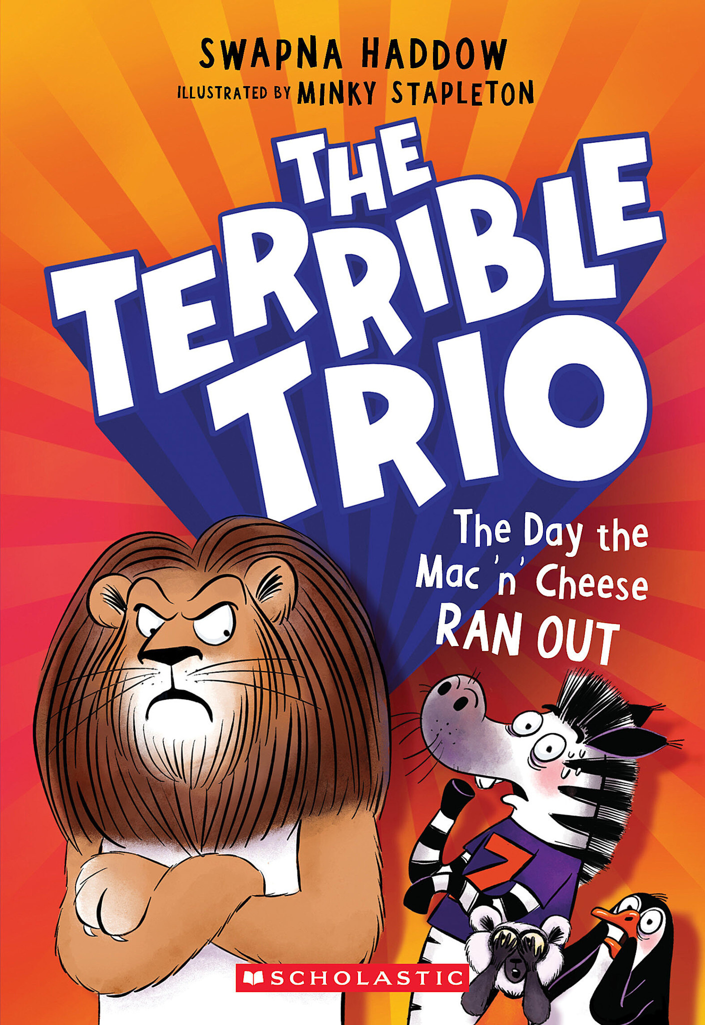 Scholastic Paperbacks The Terrible Trio #2 The Day the Mac ’n’ Cheese Ran Out