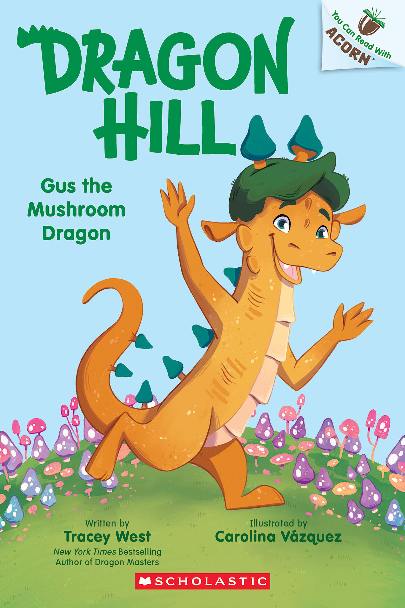 Scholastic Inc. Dragon Hill #2 Gus the Mushroom Dragon