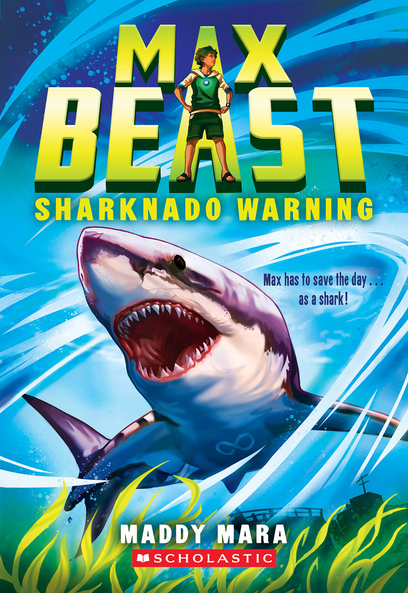 Scholastic Paperbacks Max Beast #1 Sharknado Warning