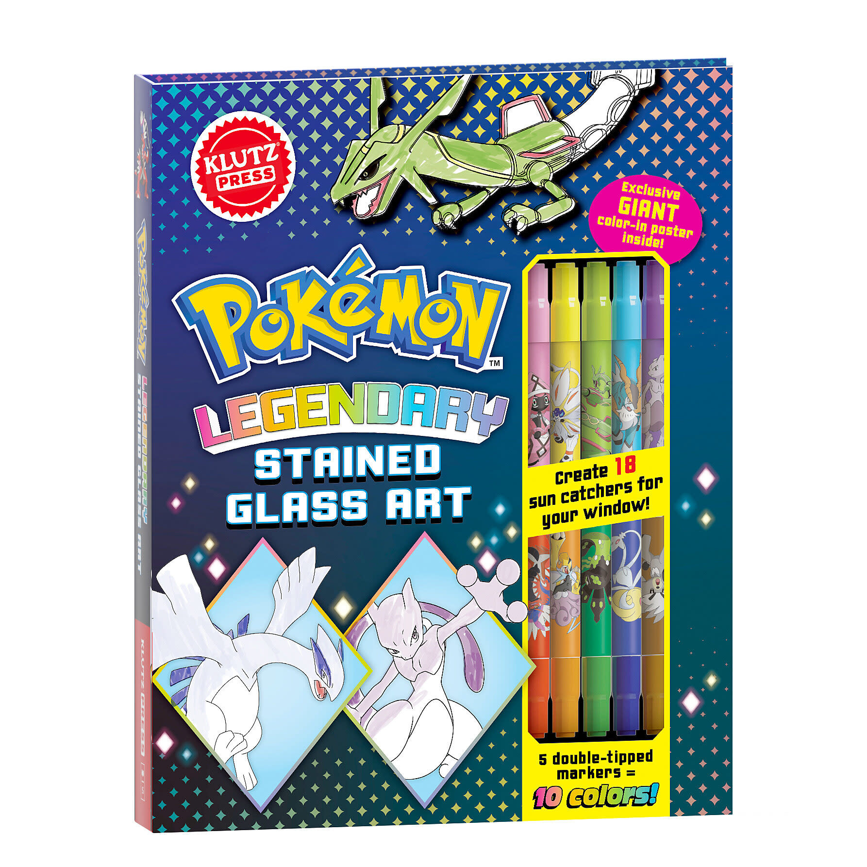 Klutz Pokemon Legendary Stained Glass