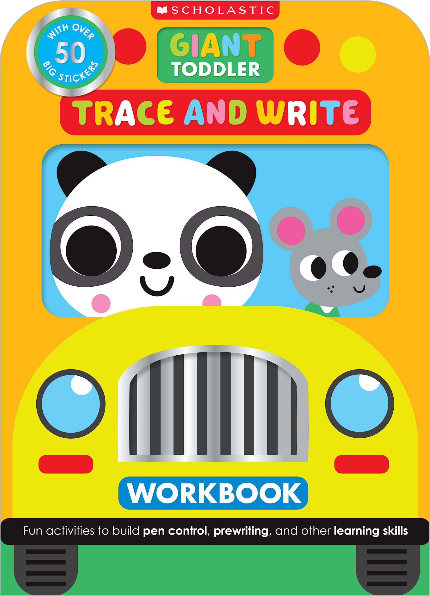 Cartwheel Books Giant Toddler: Trace & Write Workbook (Scholastic Early Learners)