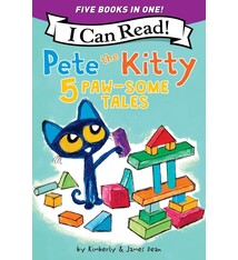 HarperCollins Pete the Kitty: 5 Paw-Some Tales: 5 My First I Can Reads in One! Pete the Kitty and the Unicorn's Missing Colors, Pete the Kitty Goes to the Doctor, Pete the Kitty and the Case of the Hiccups, Pete the Kitty's Outdoor Art Project, Pete the Kitty: Ready, S