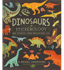 Clarkson Potter Dinosaurs Stickerology: 500 Stickers from Prehistoric Life; Stickers for Journals, Water Bottles, and Laptops; Stickers for Fossil and Paleontology Lovers