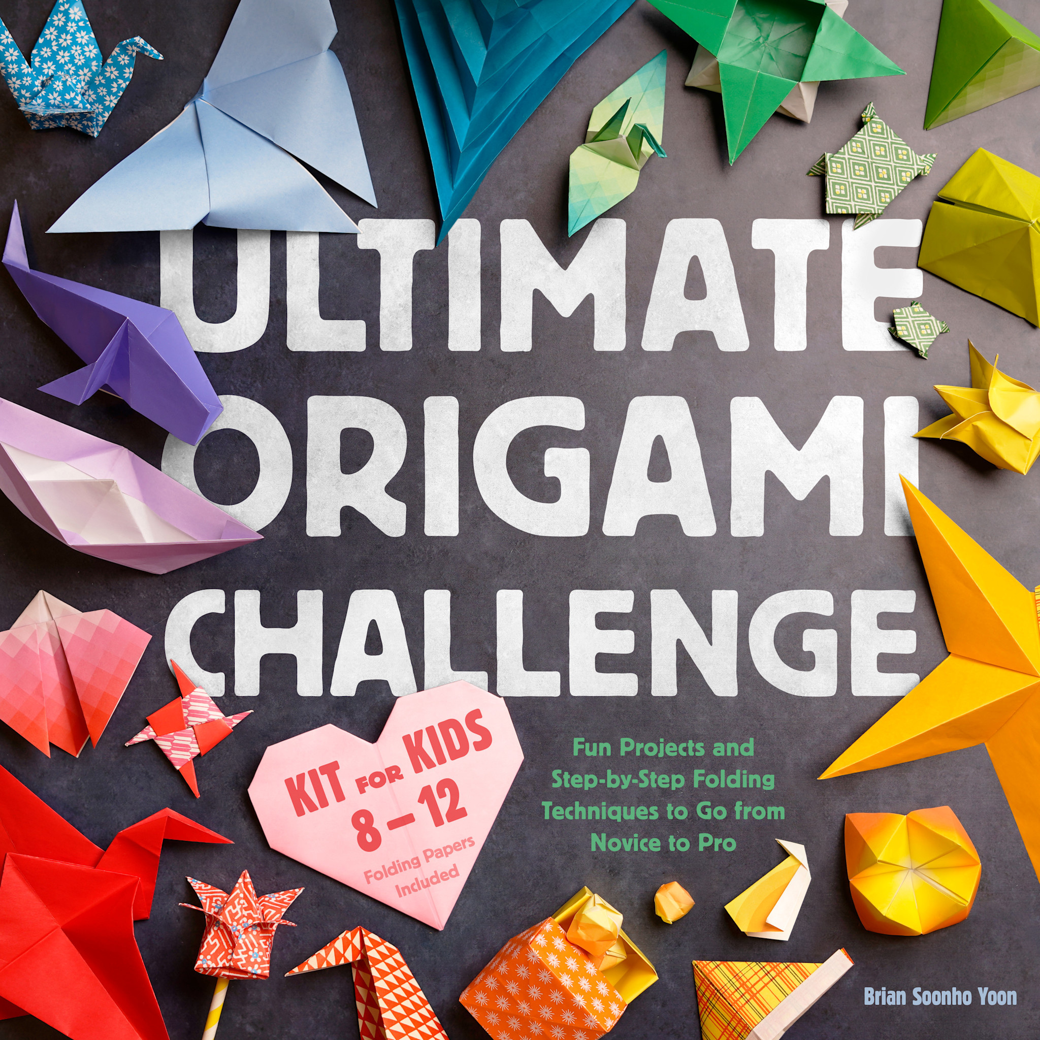 Z Kids Ultimate Origami Challenge Kit for Kids 8-12: Fun Projects and Step-by-Step Folding Techniques to Go from Novice to Pro (Folding Papers Included)