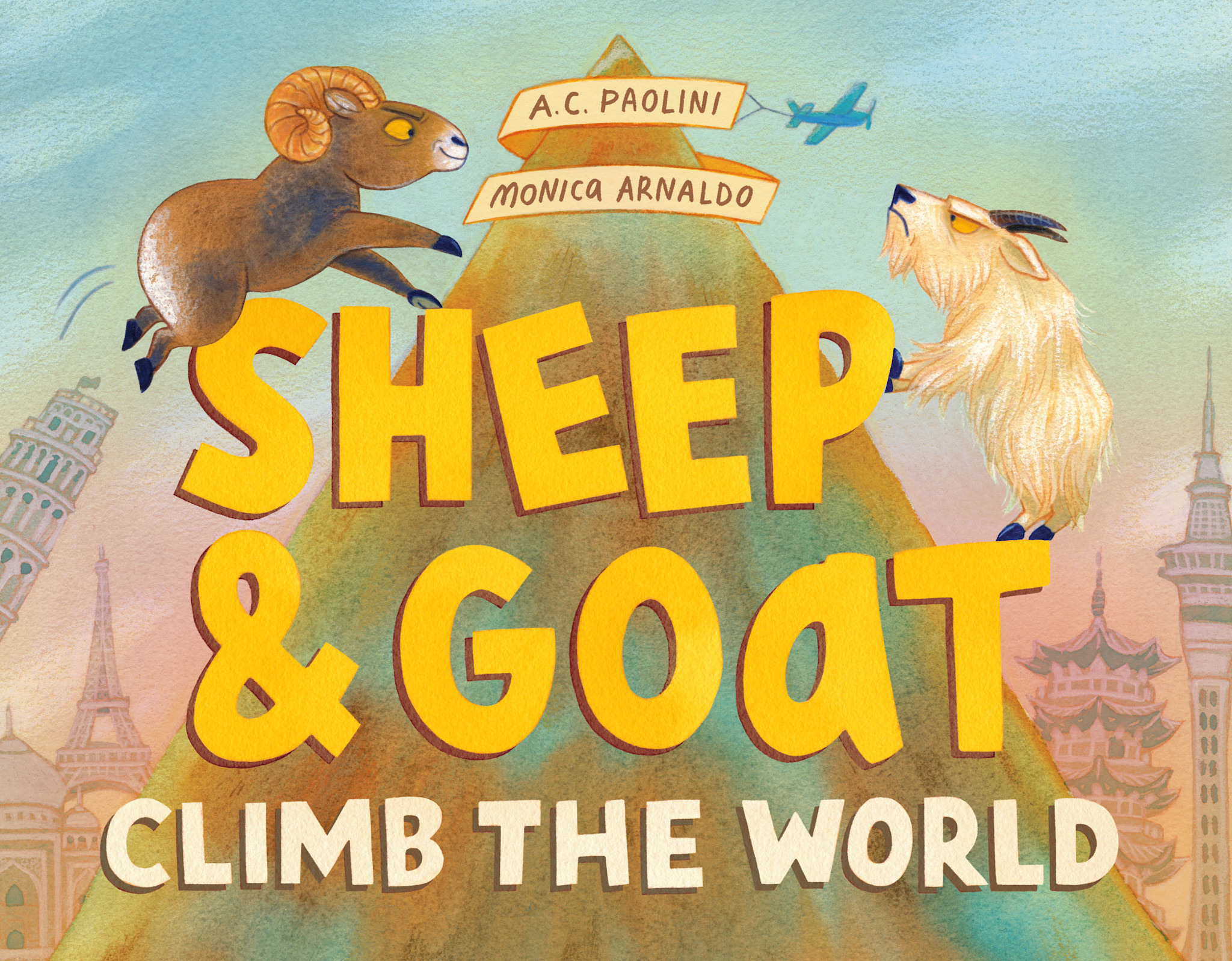 Knopf Books for Young Readers Sheep & Goat Climb the World
