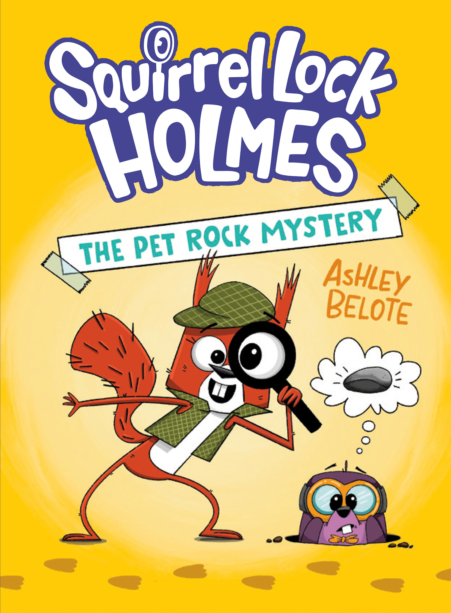 Random House Graphic Squirrel Lock Holmes #1: The Pet Rock Mystery: (A Graphic Novel)