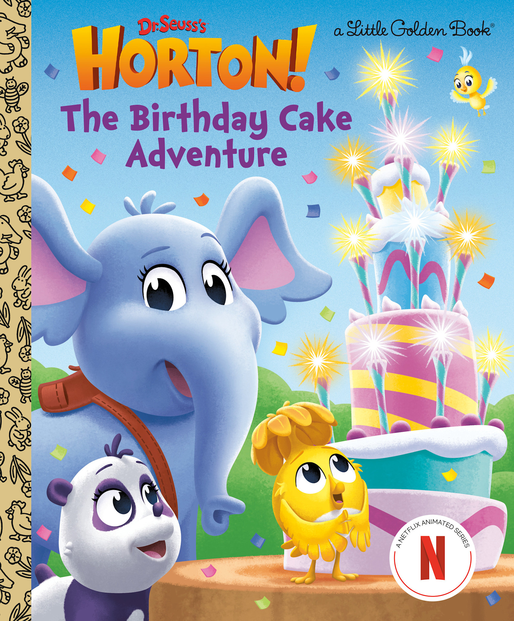 Golden Books Dr. Seuss's Horton!: The Birthday Cake Adventure (Little Golden Book)